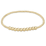 enewton Classic Gold Beaded Bliss 2mm Bead Bracelet - 4mm