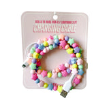 Rainbow Stars Beaded Charging Cable | Hotline