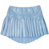Shimmer Mini Pleat Skort | Light Blue