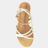 Dana Mini Sandal - White | ShuShop