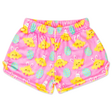 Plush Shorts - Hoppy Chicks