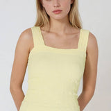Textured Square Neck Tank