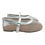 Lala Mesh Flats | Silver