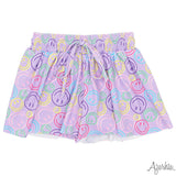 Lavender Smiley Butterfly Short | Azarhia