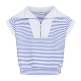 Callie Top | Blue Stripe