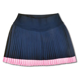 Navy + Bubblegum Pink Stripe Skort