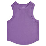 Cropped Racer Back Tank Top