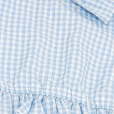 Blue Gingham Bow Top | FBZ
