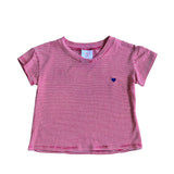 Embroidered Heart Tee | Lux Tees
