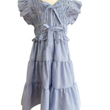 Gingham Bows Dress | Peach Love