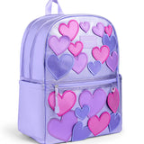 STATE Kane Double Pocket Backpack | 3D Hearts