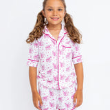 Pink Flowers Pajamas