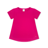 Bridget Basic Tee - Power Pink