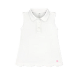 Gabby Golf Shirt Sleeveless Scallop