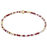 enewton Gameday Hope Unwritten Bracelet - Maroon + White