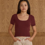 Scallop Tee