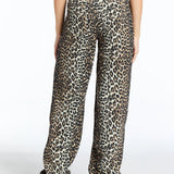 Leopard Wide Leg Jeans