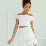 Rainbow Fancy Eyelet Set | Lola + The Boys