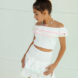 Rainbow Fancy Eyelet Set | Lola + The Boys