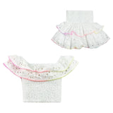 Rainbow Fancy Eyelet Set | Lola + The Boys