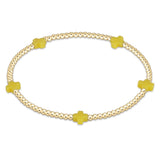 enewton Signature Cross 2mm Bracelet | Canary