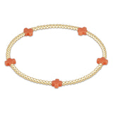 enewton Signature Cross 2mm Bracelet | Coral