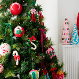 Merry & Bright Bows Set of 4 Ornaments | Shiraleah