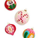 Candy Cane Lane Set of 4 Ornaments | Shiraleah