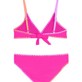 Rani Embroidered Swimsuit - Fuchsia | Limeapple