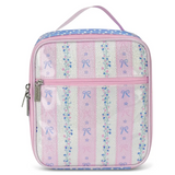 Pink Floral Stripe Lunchbox