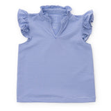Ellie Performance Top | Blue Stripes