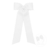 Moonstitch Bow with Tails | White