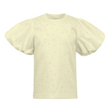 Sunny Sparkle Princess Ruffle Tee | Yellow