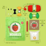 Strawberry the Axolotl Crochet Kit | Woobles