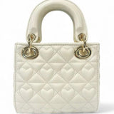 Heart Quilted Mini Bag