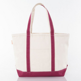 Medium Classic Tote - Maroon | CB Station