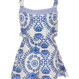 Mosaic Print Romper