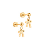 Millie Bow Drop Studs