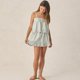 Eyelet Swing Top | Seafoam