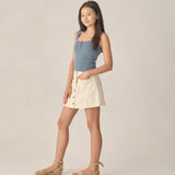 Ribbed Tank | Heathered Marine