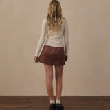 Denver Mini Skirt | Mulberry