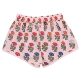 Multi Flower Short | Pink Chicken