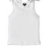 White Bow Tank Top
