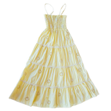 Yellow Eyelet Dress | FBZ