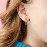 Neon Heart Hoop