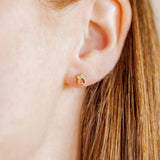 Paw Print Stud Earrings
