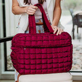 Quilted Duffel Bag