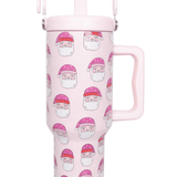 Pink Santas Tumbler