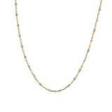 Enamel Bead Necklace