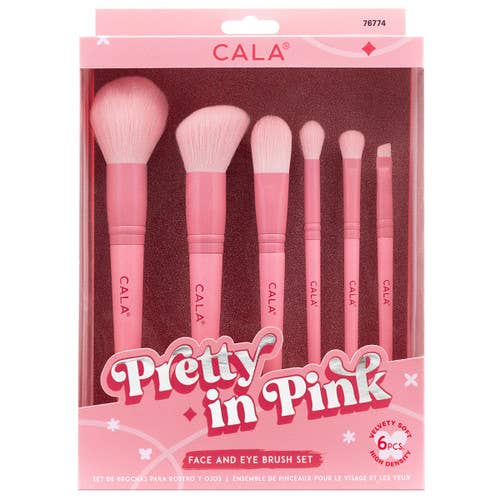 Pretty in Pink Makeup Brush Set